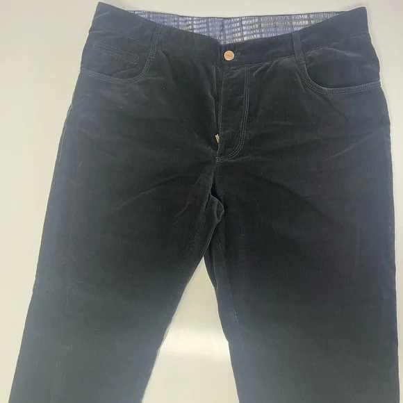 ZILLI regular fit black pants size: 52 - Picture 3 of 10